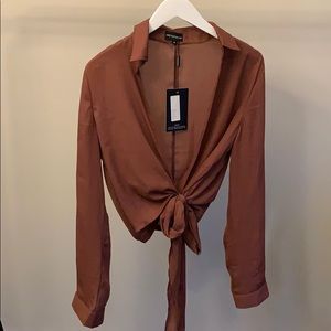 Pretty Little Thing Collared Top - Size 12